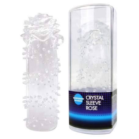 Насадка закрытая CRYSTAL SLEEVE ROSE в форме розы арт. EE-10105
