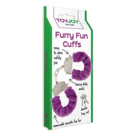 Наручники фиолетовые FURRY FUN CUFFS
