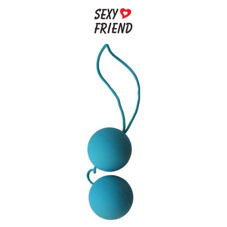 Шарики вагинальные BALLS голубые 3,5см