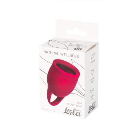 МЕНСТРУАЛЬНАЯ ЧАША NATURAL WELLNESS PEONY 15 ML WINE RED 4000-11LOLA