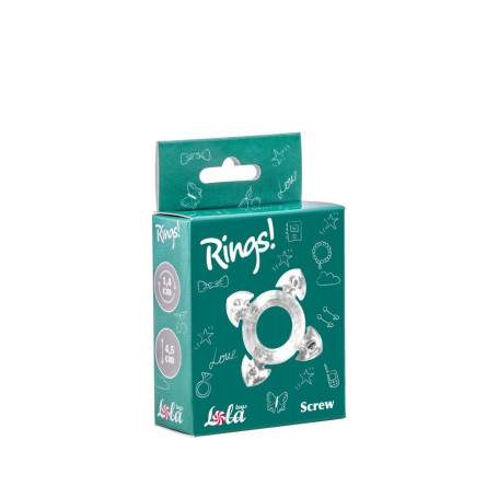 ЭРЕКЦИОННОЕ КОЛЬЦО RINGS SCREW WHITE