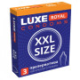 ПРЕЗЕРВАТИВЫ ГЛАДКИЕ LUXE ROYAL XXL SIZE №3