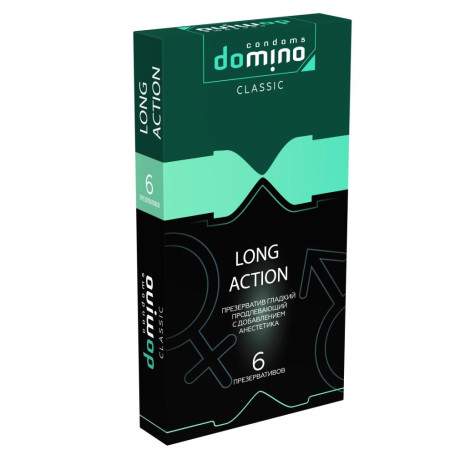 ПРЕЗЕРВАТИВЫ DOMINO CLASSIC LONG ACTION