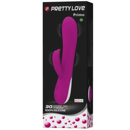 Вибратор-кролик Pretty Love Primo силиконовый, 30 режимов, водонепроницаемый