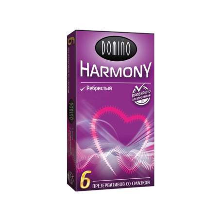 ПРЕЗЕРВАТИВЫ DOMINO HARMONY №6 РЕБРИСТЫЙ