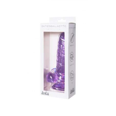 ПРОЗРАЧНЫЙ ДИЛДО INTERGALACTIC SATELLITE PURPLE 7082-02LOLA