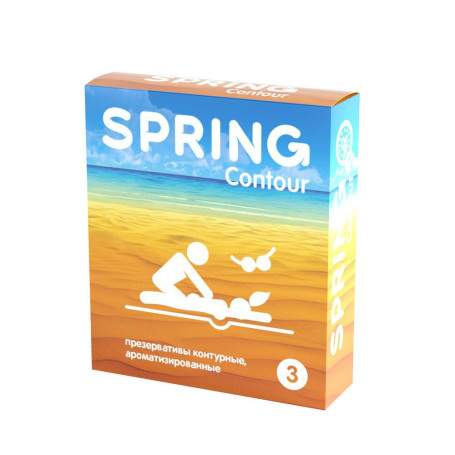 ПРЕЗЕРВАТИВЫ SPRING CONTOUR (контурные) 3 шт.