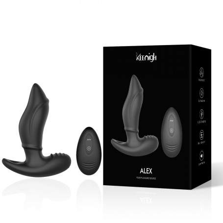 Анальный стимулятор KEENIGH KN0604 с пультом ДУ Silicone+ABS аккумулятор 75*94
