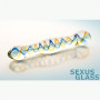 Стеклянный двухсторонний стимулятор Sexus-glass 17,5см