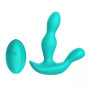 Анальный стимулятор KEENIGH KN0552 - GR с пультом ДУ Silicone+ABS аккумулятор 123*30
