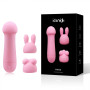 Мини-вибратор KEENIGH KN0301-2 - PI со сменными насадками Silicone аккумулятор 130*32