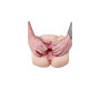 Мастурбатор реалистичный с вагинальным и анальным отверстиями,телесный