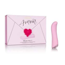 ВИБРОМАССАЖЕР ДЛЯ ТОЧКИ G AMOUR SILICONE MINI G(h)