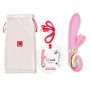 ВИБРАТОР С КЛИТОРАЛЬНЫМ ОТРОСТКОМ GVIBE GRABBIT - CANDY PINK(h)
