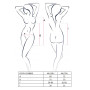 СОРОЧКА И СТРИНГИ EDITH CHEMISE BLACK 4XL/5XL - PASSION(h)