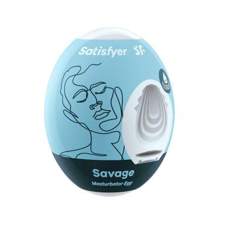 МИНИ-МАСТУРБАТОР EGG SINGLE SAVAGE
