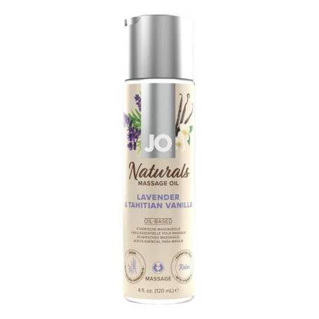 МАССАЖНОЕ МАСЛО JO - LAVENDER & VANILLA/ЛАВАНДА И ВАНИЛЬ 120 ML(h)