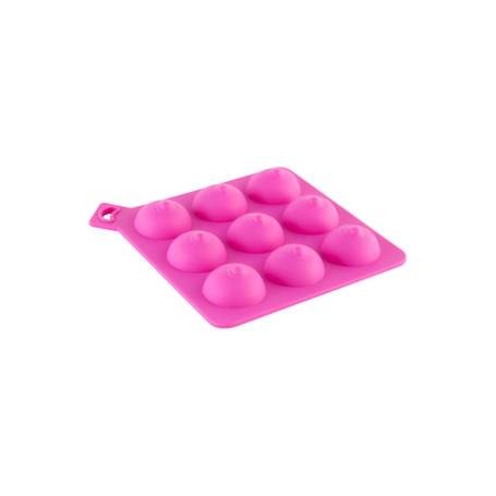 Сувенир Форма для льда TOYFA Black and Red, силикон, розовая, 13 см