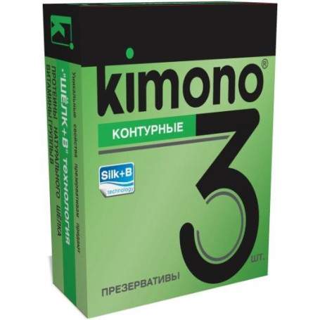 ПРЕЗЕРВАТИВЫ KIMONO (контурные) 3 шт.