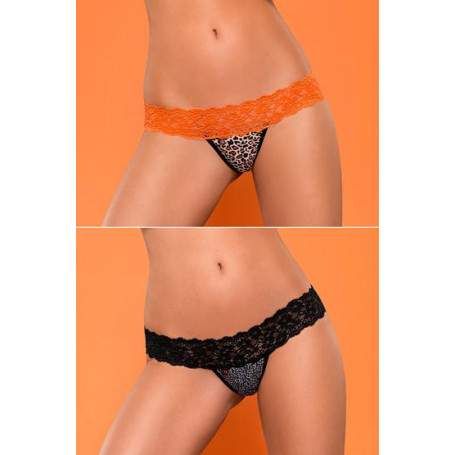 Os_Lacea стринги (2 шт в упаковке) (леопард, L/XL)(h)