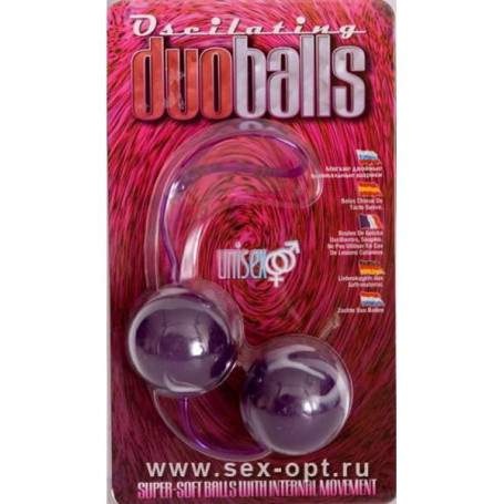 Вагинальные шарики мягкие Dream Toys фиолетовые 3,5 см(h)