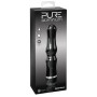 Вибромассажер PURE ALUMINIUM "BLACK LARGE", рельефный черный(h)