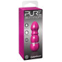 Вибромассажер PURE ALUMINIUM "PINK SMALL", рельефный розовый(h)
