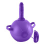 Вибромяч с фаллоимитатором PipeDream Dillio Sex Ball, фиолетовый(h)