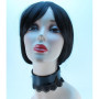 Изящный ошейник с кружевом Black BDSM Light(h)