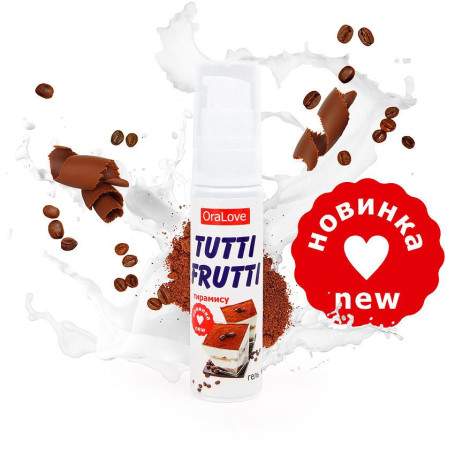 ГЕЛЬ "TUTTI-FRUTTI ТИРАМИСУ" серии "OraLove" 30г арт. LB-30015