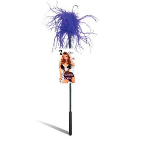 Ласкающая палочка с перьями FEATHER TICKLER, фиолетовый(h)