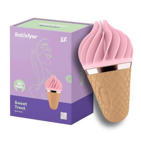 Мини вибромассажер Sweet Treat - мороженое(h)