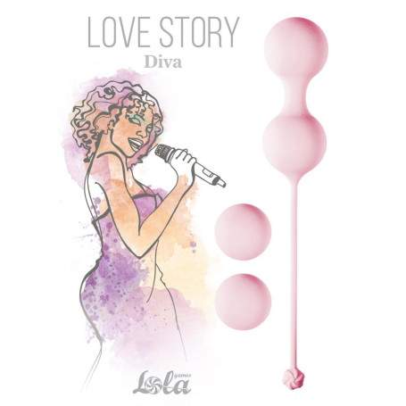 Набор вагинальных шариков Love Story Diva Tea Rose (h)