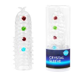 Насадка закрытая шарики и усики CRYSTAL SLEEVE(h)