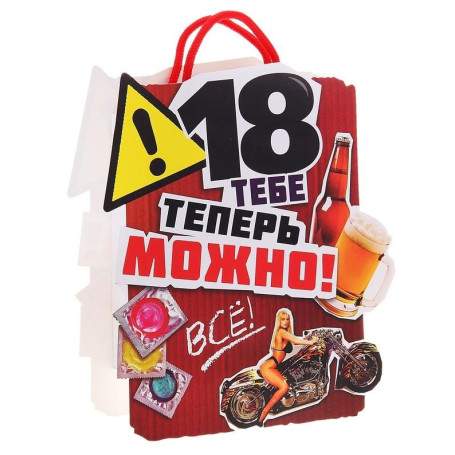 ПАКЕТ ОТКРЫТКА "ВСЕ МОЖНО"(h)