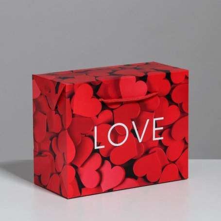 Пакет-коробка Love (h)