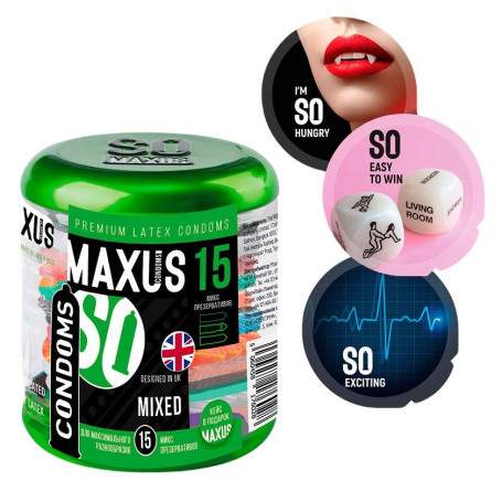 Презервативы набор MAXUS Mixed №15 в кейсе(h)