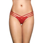Стринги с геометрическим узором SoftLine Collection, красный, S/M(h)