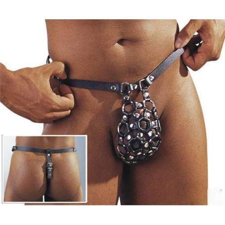Трусики SITABELLA мужские плетеные, черные(h)