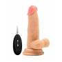Фаллоимитатор с вибрацией и пультом управления Vibrating Realistic Cock With Scrotum - 6 Inch(h)