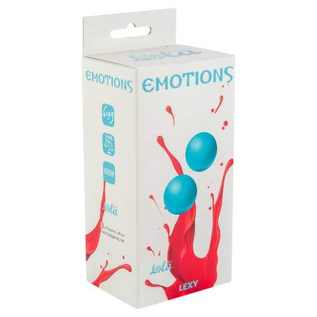 Вагинальные шарики без сцепки Emotions Lexy Medium turquoise(h)