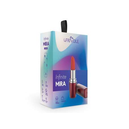 Вибратор помада Mira, цвет бордовый (INFINITE)