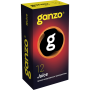 ПРЕЗЕРВАТИВЫ GANZO JUICE № 12 BLACK EDITION (цветные ароматизированные: ваниль, ежевика, тутти-фрутти)