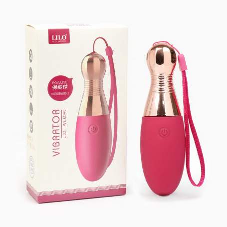 Вибратор LILO, для клитора и сосков, ЗУ USB, 10 режимов, бордовый