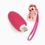 Вибратор LILO, для клитора и сосков, ЗУ USB, 10 режимов, бордовый