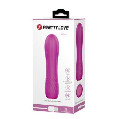 Вибратор Pretty Love Allen 12 режимов вибрации, L 116 мм D 31 мм