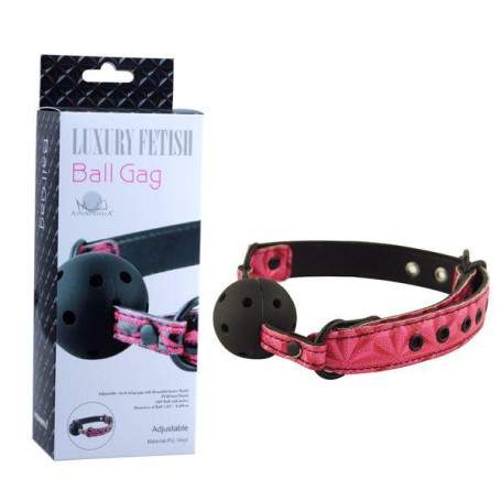 Кляп-шар BALL GAG L 680 мм D 44 мм, цвет розовый арт. EK-3102
