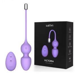 Вагинальные шарики Winyi WY0569 - LI с вибрацией пульт ДУ Silicone аккумулятор 220*35