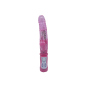 Вибратор Ever-Star (Xese) RV-04 с клитор.стимуляцией и ротацией TPE+ABS батарейка 25-32*225