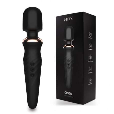 Вибромассажер Winyi WY0559 - BLA Silicone+ABS аккумулятор 230*50